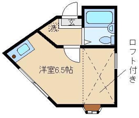 ペアーパレス鶴瀬の物件間取画像